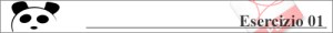 Esercizio 01